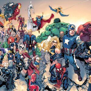 11 COMICBOOKS RARE HARD TO FIND KEY ISSUES + ONE MARVEL 13X19 PRINT